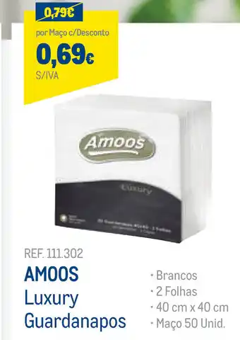 Makro Ambos Luxury Guardanapos 40cm x 40cm promoção