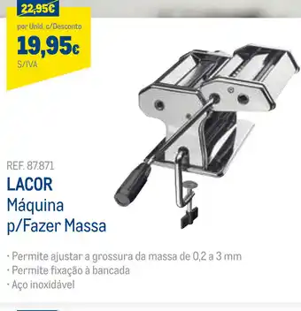 Makro Lacor Máquina p/Pazer Massa promoção