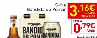 Recheio Sidra bandida do pomar promoção