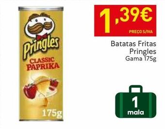 Recheio Batata chips pringles promoção