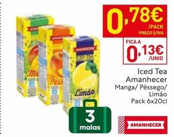 Recheio Chá gelado amanhecer promoção