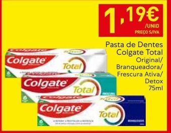 Recheio Pasta de dentes colgate promoção
