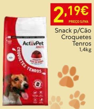 Recheio Ração para cães activpet promoção