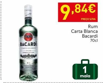 Recheio Rum bacardi promoção
