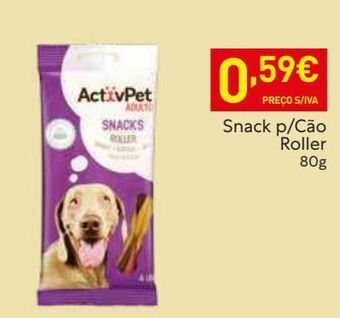 Recheio Ração para cães activpet promoção