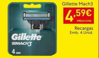 Recheio Barbear gillette promoção