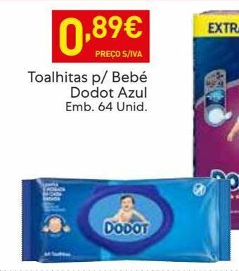 Recheio Toalhas umedecidas dodot promoção