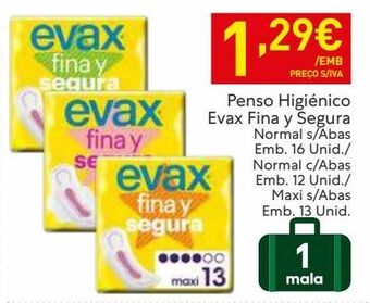 Recheio Absorvente evax promoção