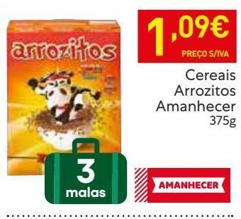 Recheio Cereais amanhecer promoção