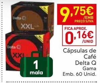 Recheio Cápsulas de café delta q promoção