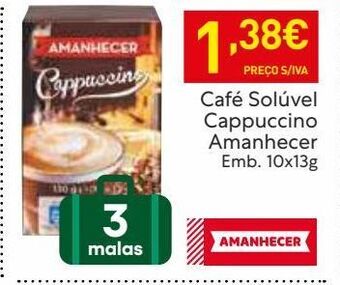 Recheio Café solúvel amanhecer promoção
