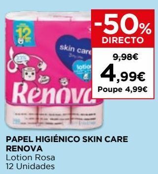 El Corte Inglés Papel higiênico renova promoção