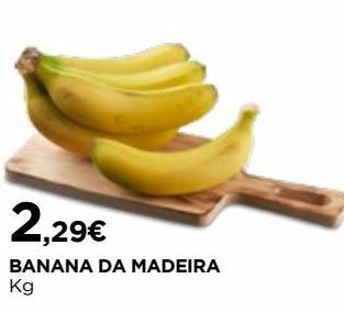 El Corte Inglés Banana da madeira promoção