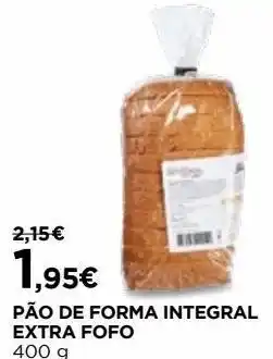El Corte Inglés Pão de forma integral el corte inglés promoção