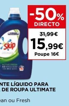 El Corte Inglés Detergente líquido skip promoção