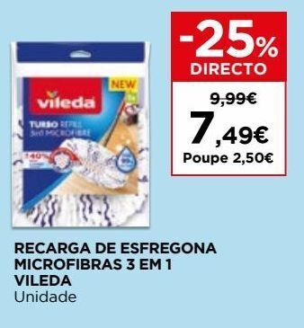 El Corte Inglés Recarga esfregona vileda promoção
