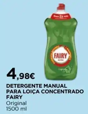 El Corte Inglés Detergente fairy promoção