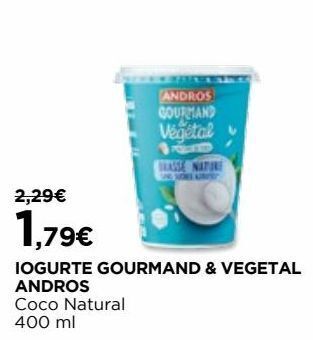 El Corte Inglés Iogurte andros promoção