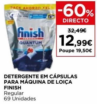 El Corte Inglés Detergente em cápsulas finish promoção