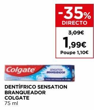 El Corte Inglés Pasta dos dentes colgate promoção