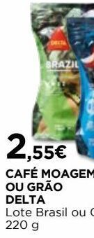 El Corte Inglés Café delta promoção