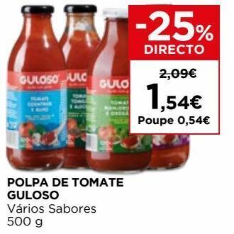 El Corte Inglés Polpa de tomate guloso promoção