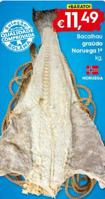 Bolama Bacalhau Graudo Noruega 1 1kg promoção