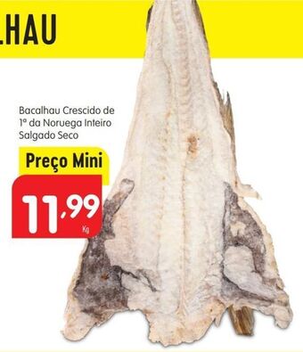 Minipreço Bacalhau salgado promoção