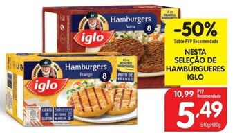 Minipreço Hambúrguer iglo promoção