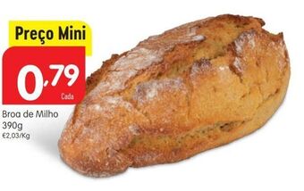 Minipreço Pão de milho promoção