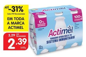 Minipreço Iogurte actimel promoção