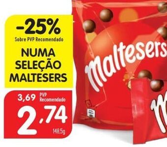 Minipreço Chocolates maltesers promoção