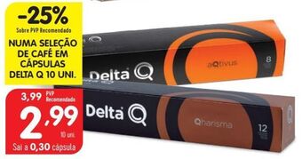 Minipreço Cápsulas de café delta q promoção