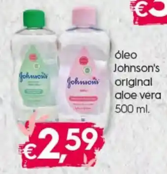 Bolama Oleo Johnson's original Aloe vera 500ml promoção