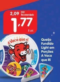 Minipreço Queijo fundido a vaca que ri promoção