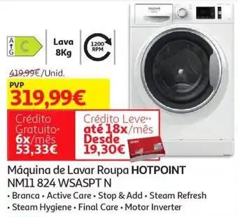 Máquina de Lavar Roupa Hotpoint