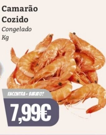 Belita Camarão Cozido promoção