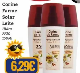Belita Corine Farme Solar Leite 150ml promoção