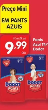 Minipreço Fraldas dodot promoção