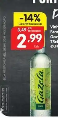 Minipreço Vinho branco gazela promoção