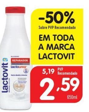 Minipreço Creme hidratante lactovit promoção