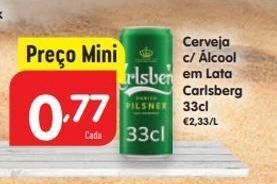 Minipreço Lata de cerveja carlsberg promoção