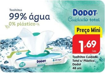 Minipreço Toalhas umedecidas dodot promoção