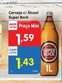 Minipreço Cerveja super bock promoção