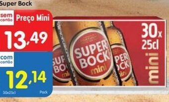 Minipreço Cerveja super bock promoção