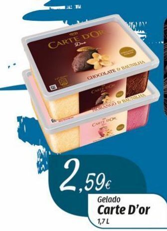 Gelados carte d'or