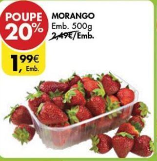 Pingo Doce Morango promoção