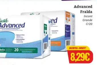 Advanced Fralda Incont Grande C/20