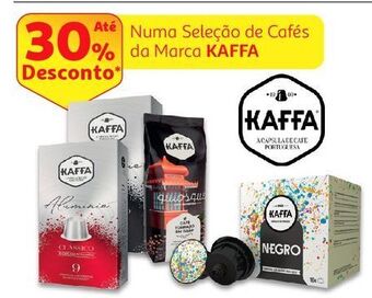 Auchan Cápsulas café kaffa promoção