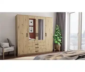 Conforama Roupeiro 4 portas de bater 200cm duna promoção